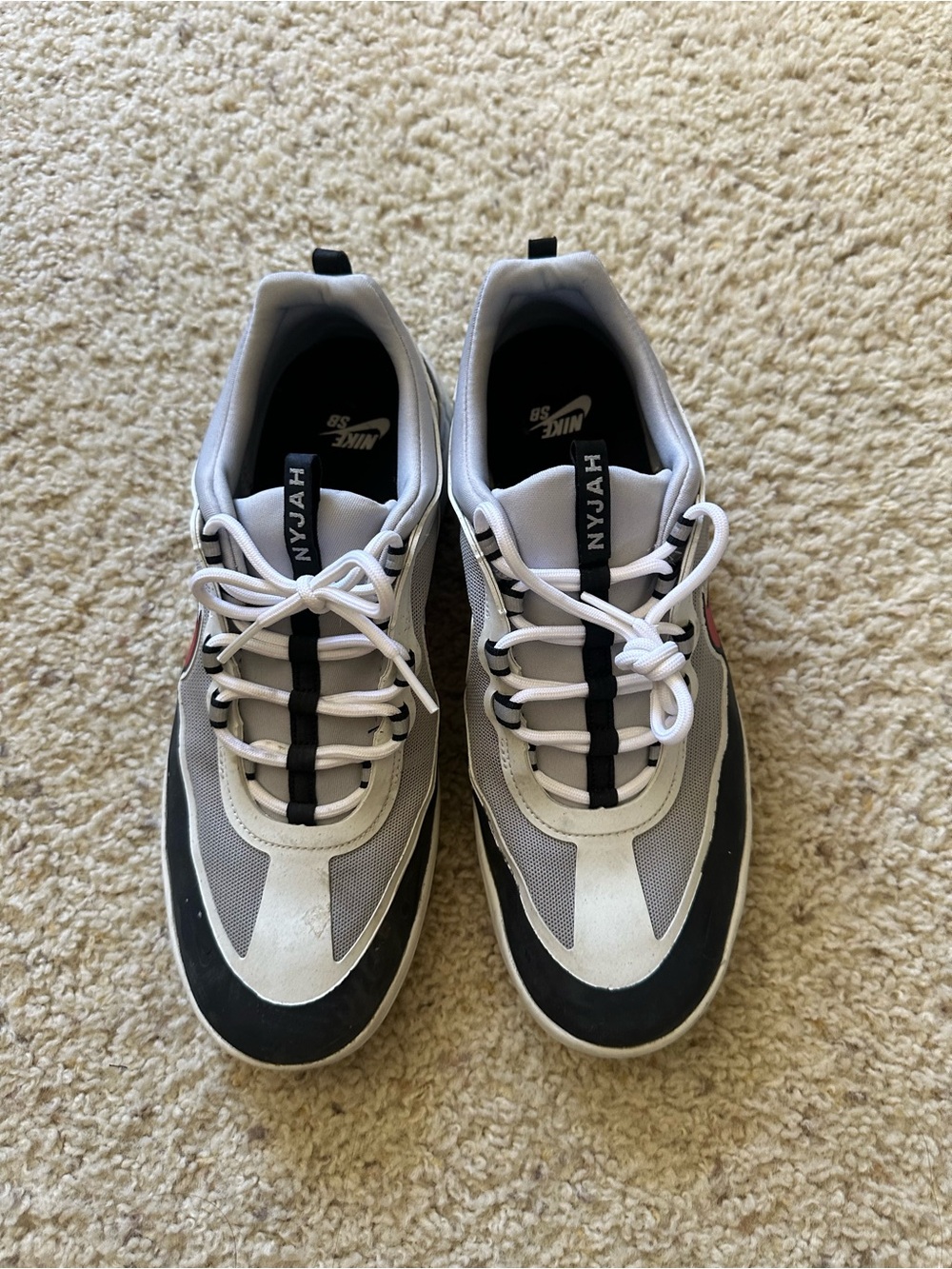 Nike Nyjah White and Black Skate Sneakers
